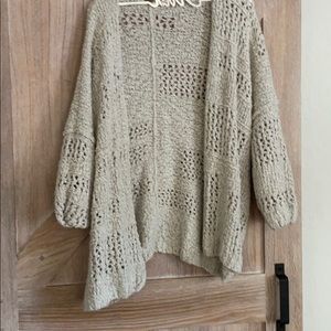 Free People Balloon sleeve cardigan